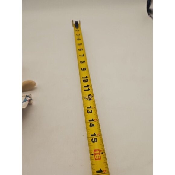 Vtg 1950s Cloth Sawdust Doll Celluloid Mask Hand Painted Face Jointed 13” Poland - Picture 6 of 9